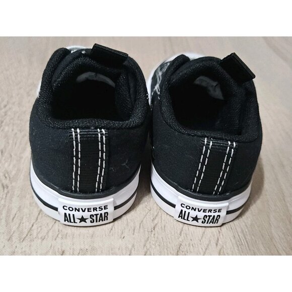 Converse All Star Infant Size 6 Black Low Top Canvas Sneakers Athletic Shoes - Picture 4 of 7